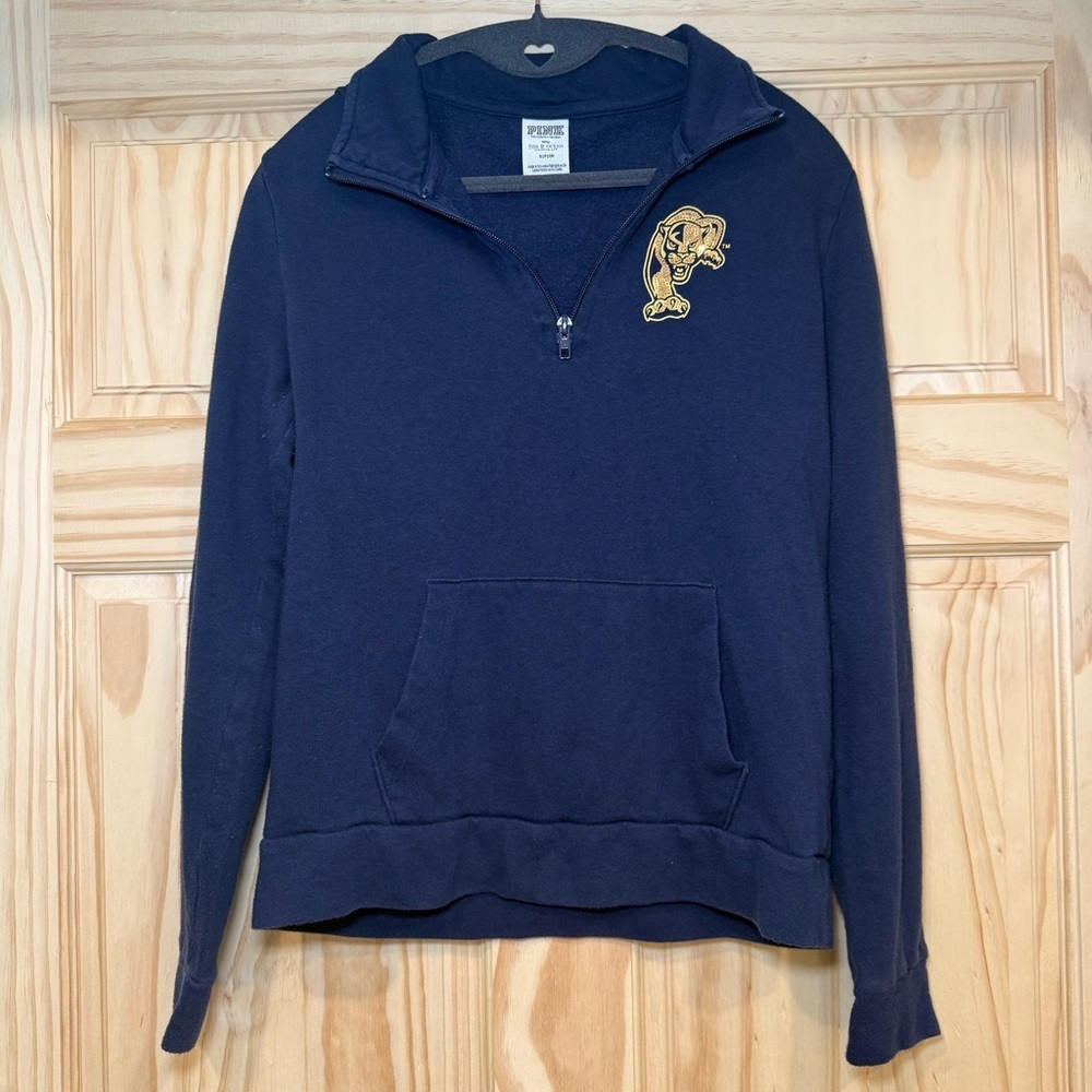 Victoria's Secret PINK collegiate half-zip sweatshirt FIU